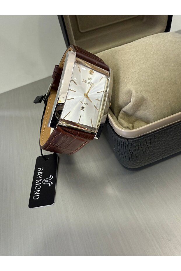 Rectangular Classic Men's Wristwatch - 1