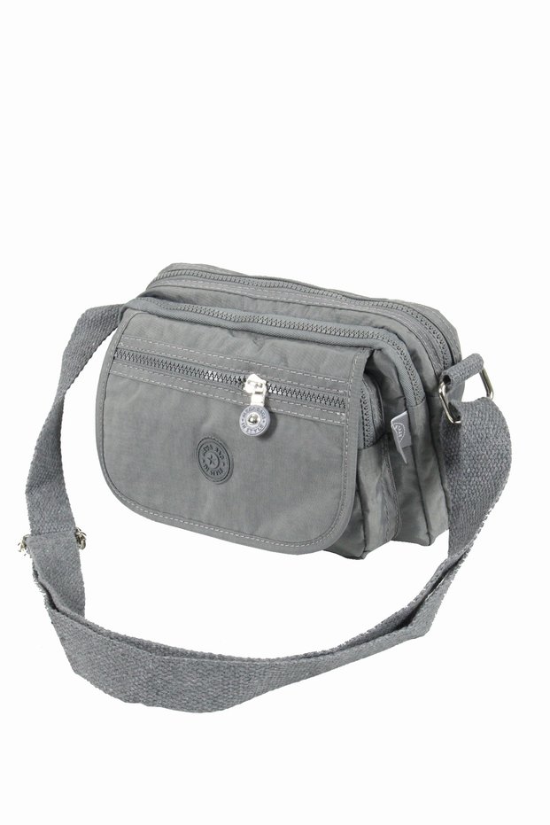 215 Kipling Fabric Women's Crossbody Bag Gray