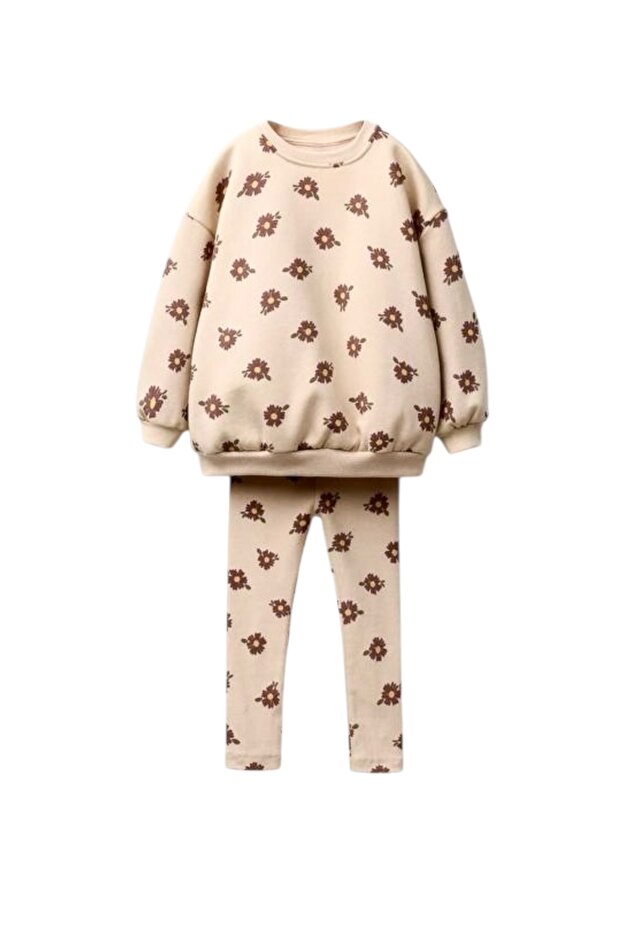 Girl's 3 Thread Non-Shardon Cotton Bottom and Top Set