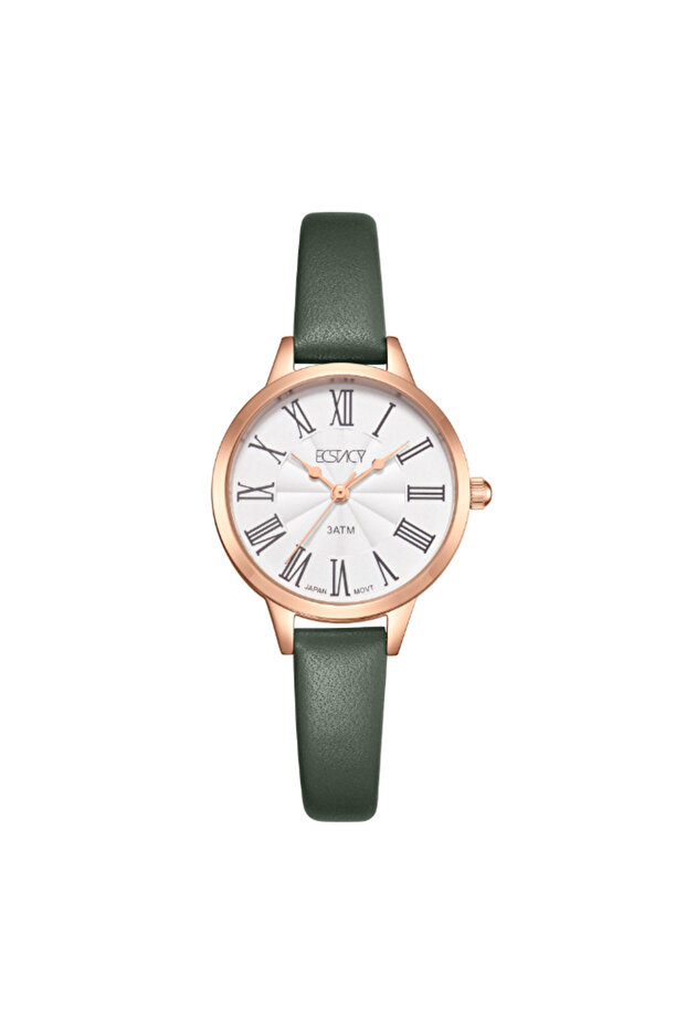 Women's Analog White Dial Watch - E25511-RLHW