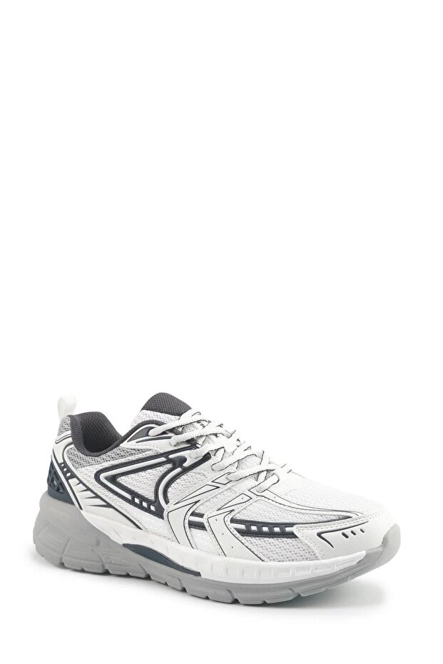 Milenium Tx White-Navy Blue Ekek Sports Shoes
