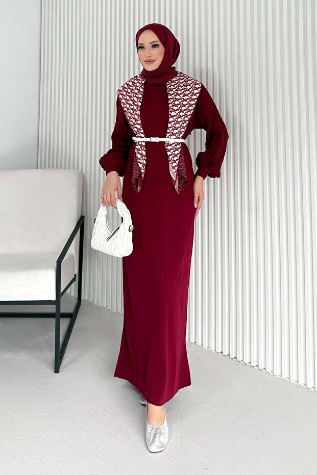 Basic Triko Elbise 70-2421 - 3