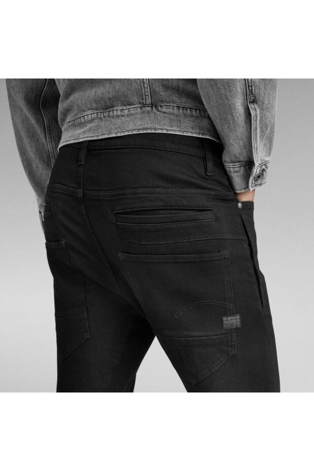D-Staq 3D SİYAH ERKEK SLIM JEAN PANTOLON - 3