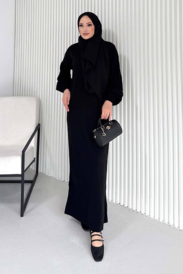 Basic Triko Elbise 70-2421 - 1