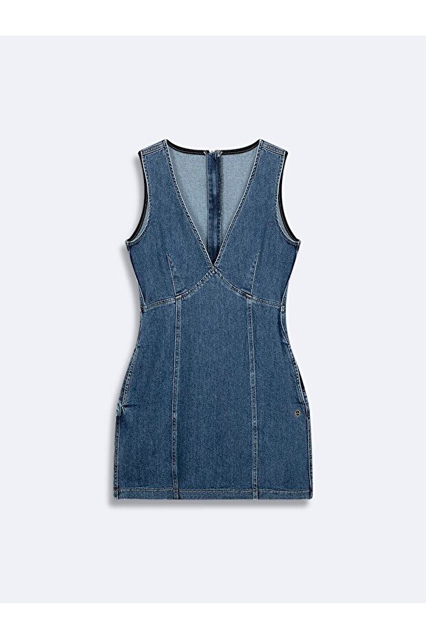 Ravena Mini Jean Elbise - 2