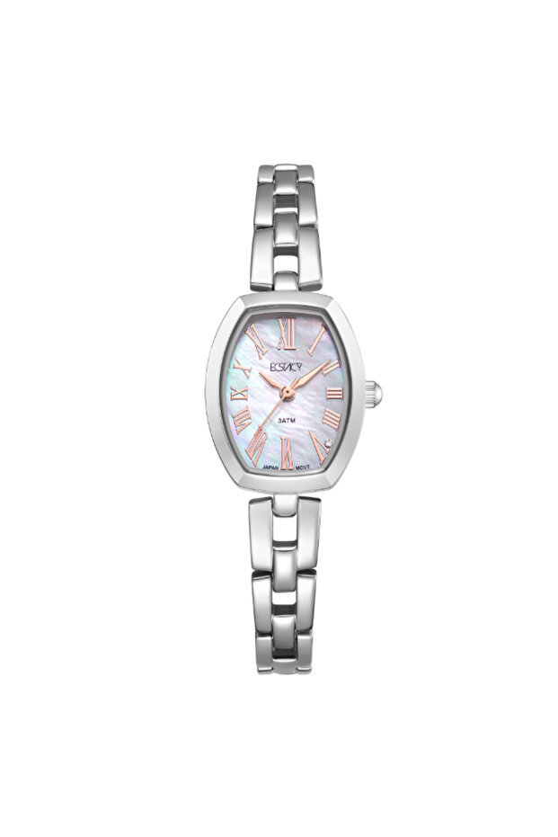 Women's Analog White Dial Watch - E25512-SBSWK