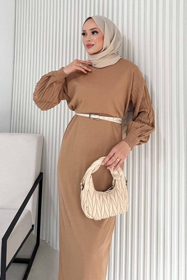 Basic Triko Elbise 70-2421 - 7