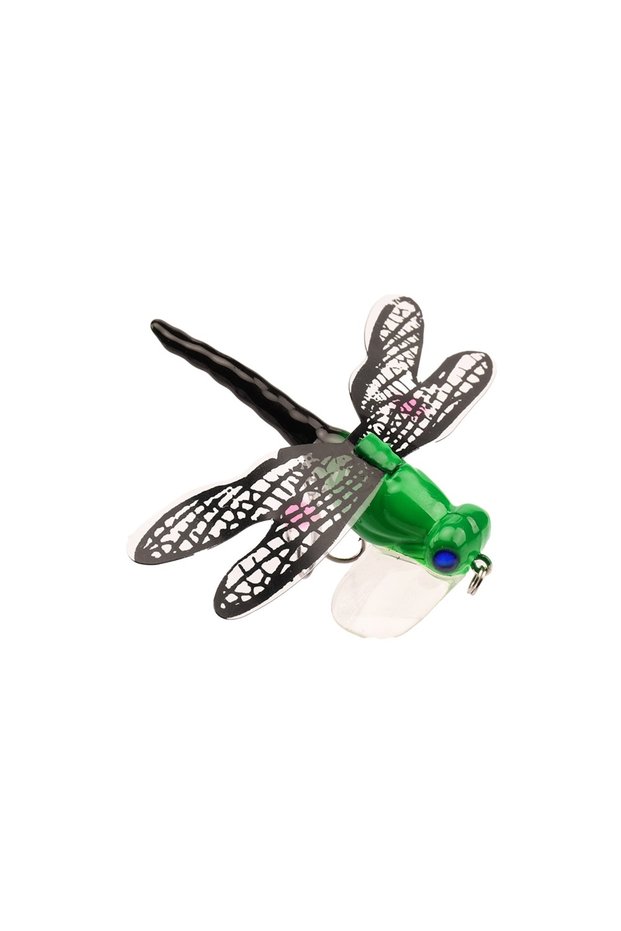 A Topwater Dragonfly Dry Flies Insect Fly Fishing Lure 6.2g 75mm Trout Popper Artificial Bait Wobbl.