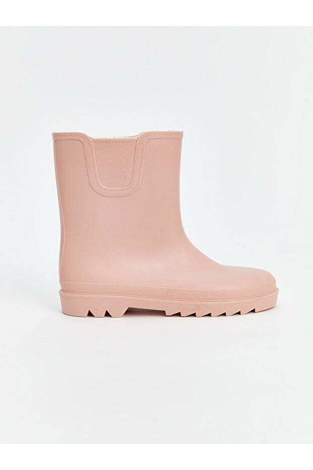 LCW STEPS Pembe Deri Görünümlü Kız Çocuk Yağmur Botu - 5
