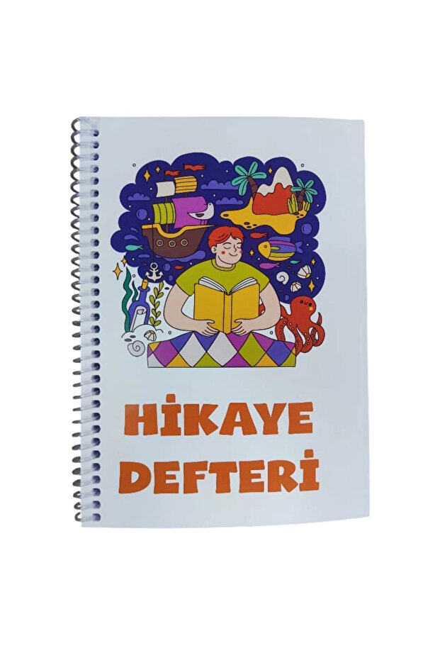 Story Summary Notebook 50 Bookshelf