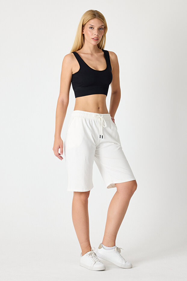 Kadın Yan Cepli Şort 2999 - 2