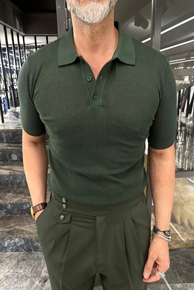 POLO YAKA KISAKOL TRİKO - 1