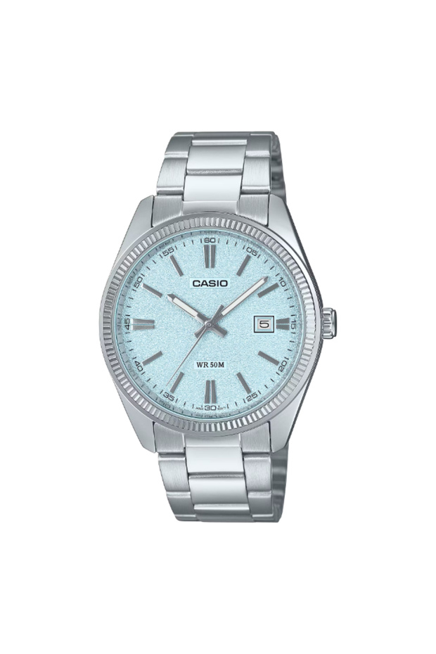 Men's Analog Light Blue Dial Watch - MTP-1302DA-2A2VDF - 1
