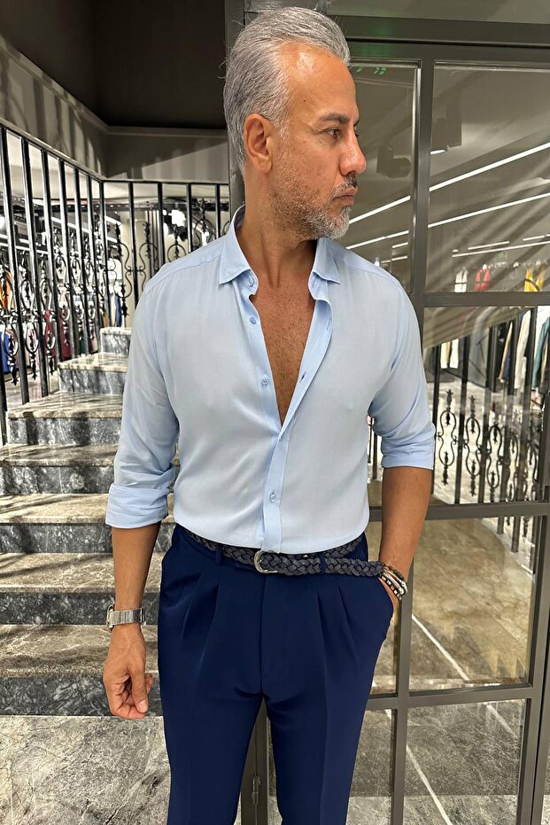 GİZLİ DÜĞMELİ GÖMLEK - 2