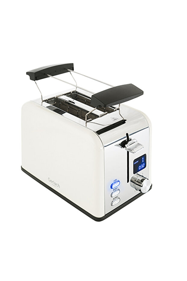 GERLACH GL 3221 CREAM TOASTER WITH LCD DISPLAY - 1