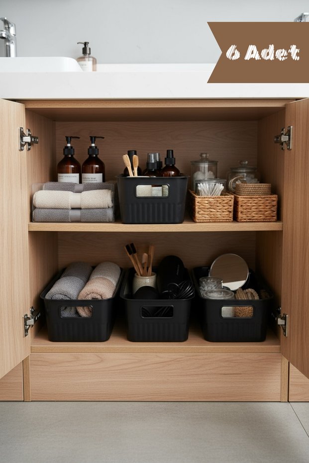 6 Pieces Closet Organizer Plastic Multi-Purpose Organizer