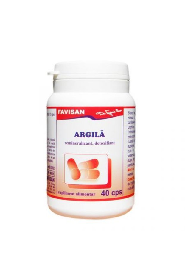 Argilă, 40 capsule