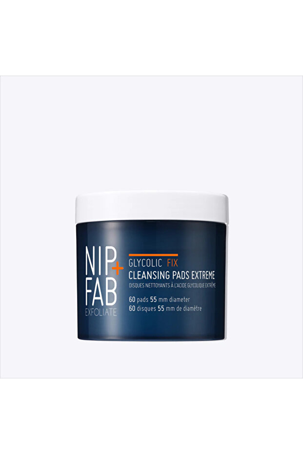 Glycolic Fix X-treme - Cleansing Pads, NIP+FAB, 60 pcs - 1