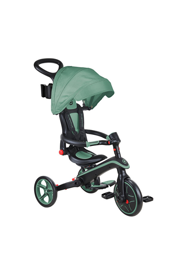 Foldable Explorer Trike and Balance Bike 4 in 1 with Adjustable Canopy - Parental Steering H
