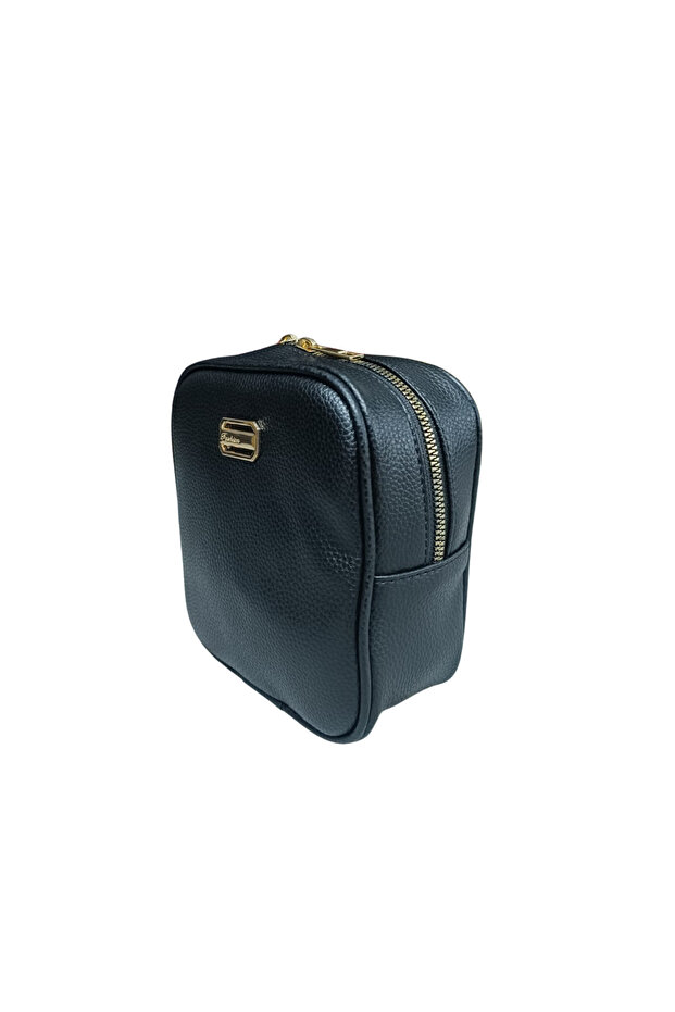 Black Mini Makeup Bag - 3