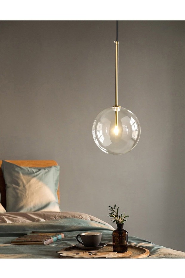 Olive Modern Tekli Sarkıt Avize 20 cm - 1