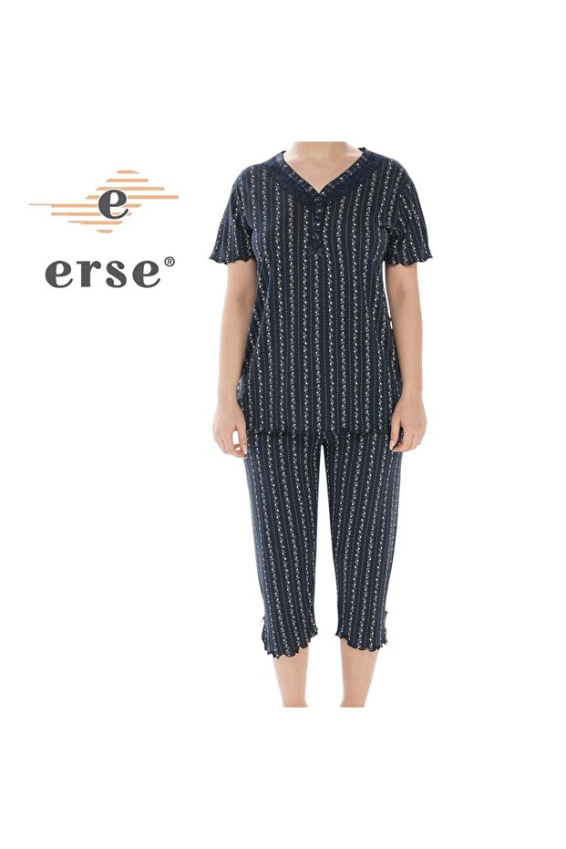 Bamboo Capri Pjs Set 4444 - 1