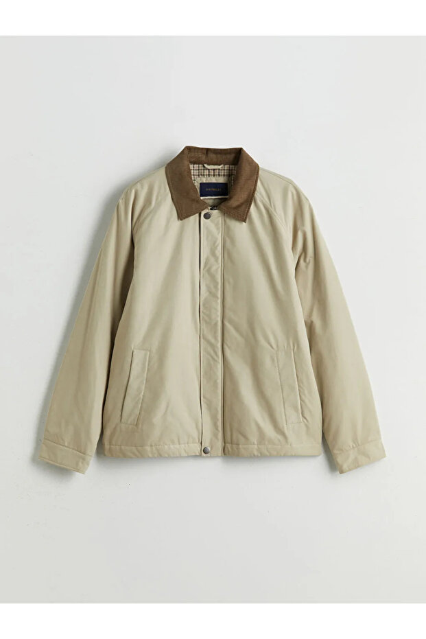 Standart Kalıp Gömlek Yaka Erkek Mont - 1