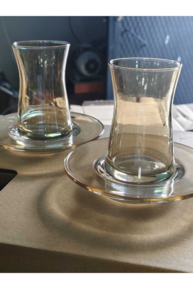 Bal rengi çay seti - 1