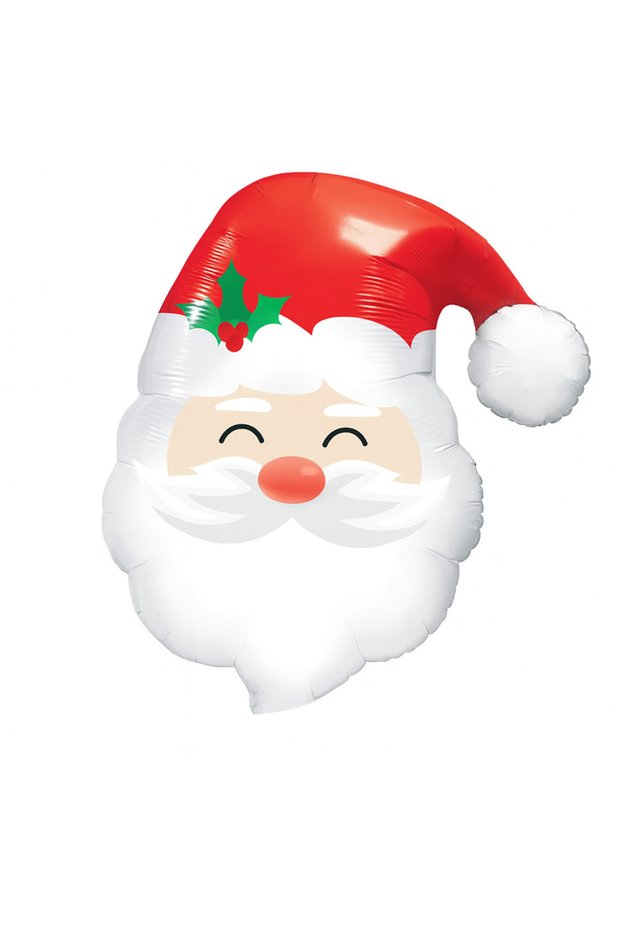 Santa Claus Balloon – New Year, Christmas, New Year Party Decorations, Helium Balloon, Christmas Party Accessory
