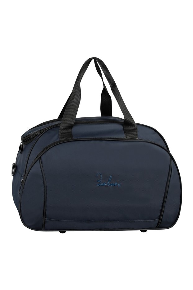 Sports - Travel Bag with Shoulder Straps - Navy Blue