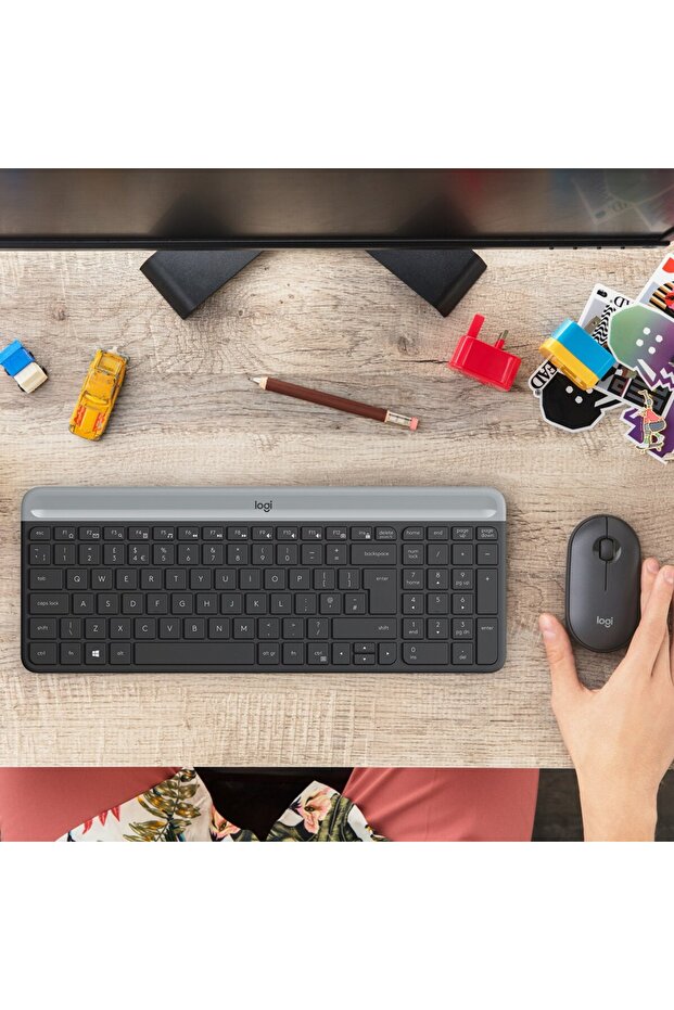 Wireless Keyboard and Mouse Combo MK470 GRAPHITE - 8
