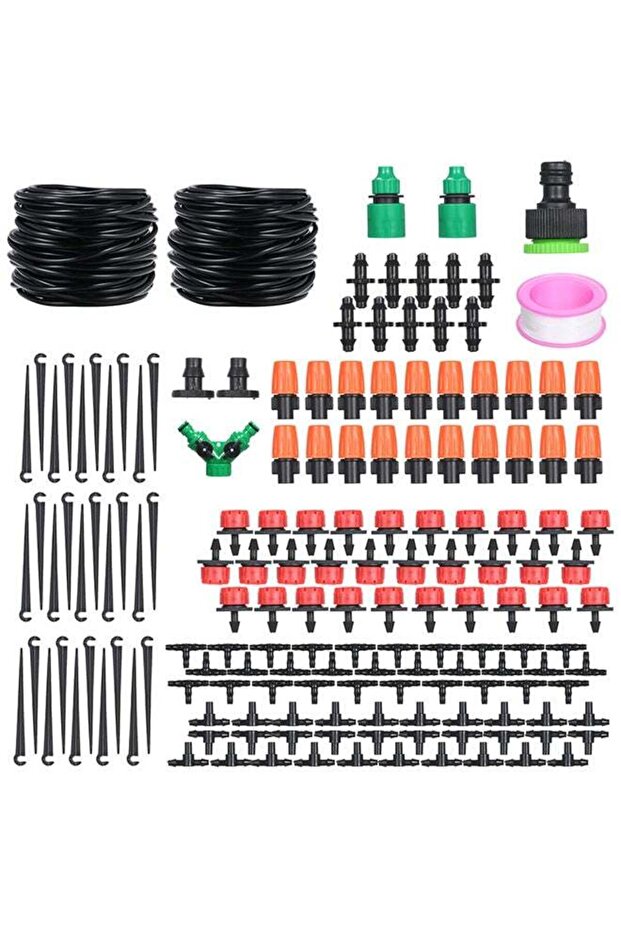 Generic Automatic Micro Drip Irrigation System Watering Kit Multicolour - 1