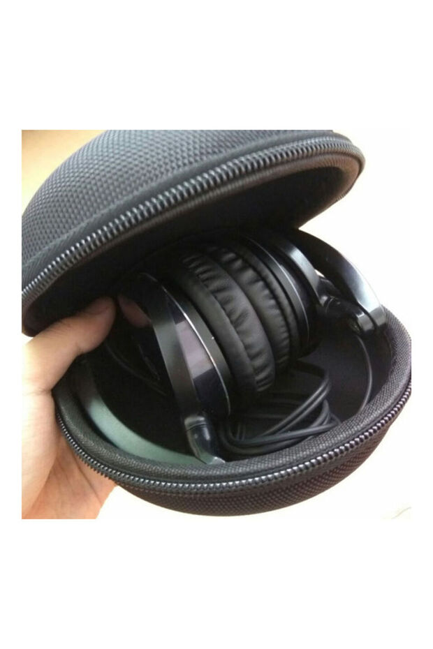 حقيبة تخزين سماعات الرأس الصلبة العامة باللون الأسود - 3