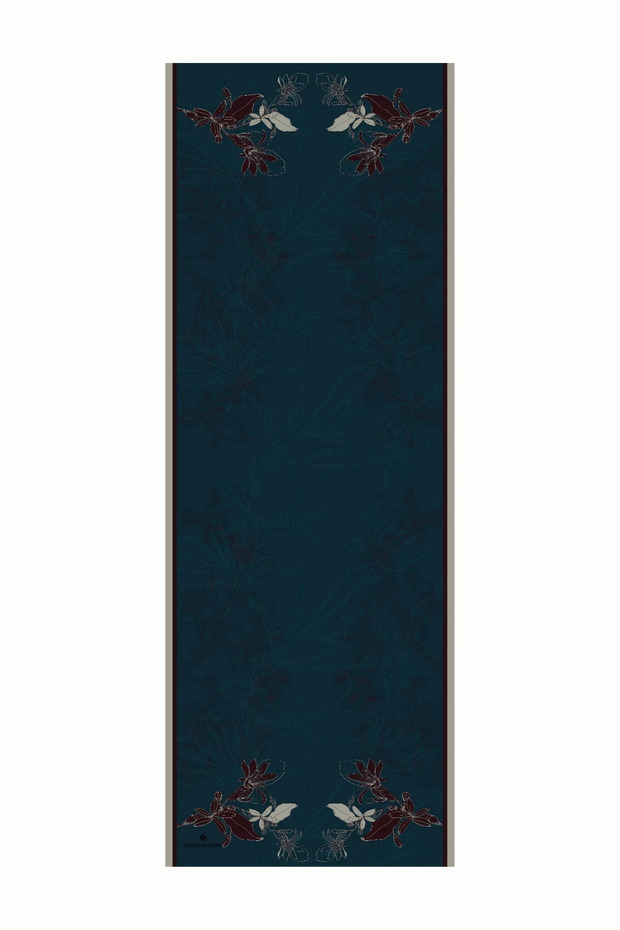 Yekta Pattern Sakura Silk Shawl - 7