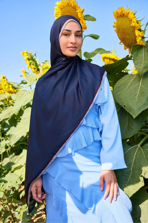 Yekta Pattern Sakura Silk Shawl - 2