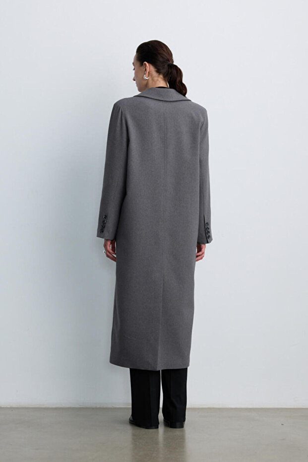 GRİ UZUN BLAZER - 7