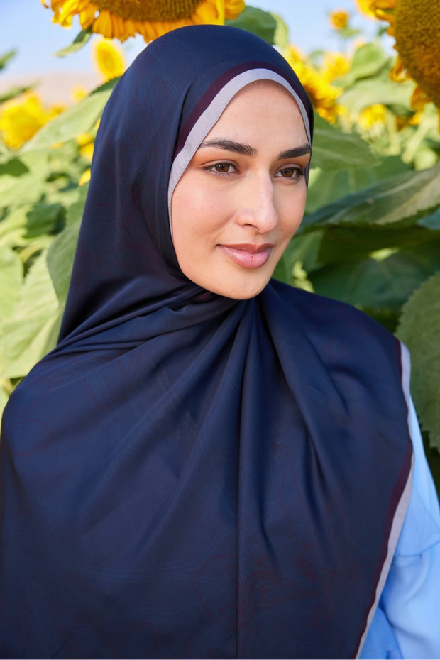 Yekta Pattern Sakura Silk Shawl - 3