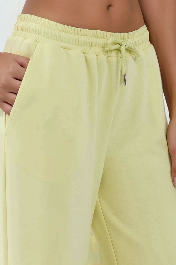 Modal Touch Geniş Paça Eşofman Altı - 5