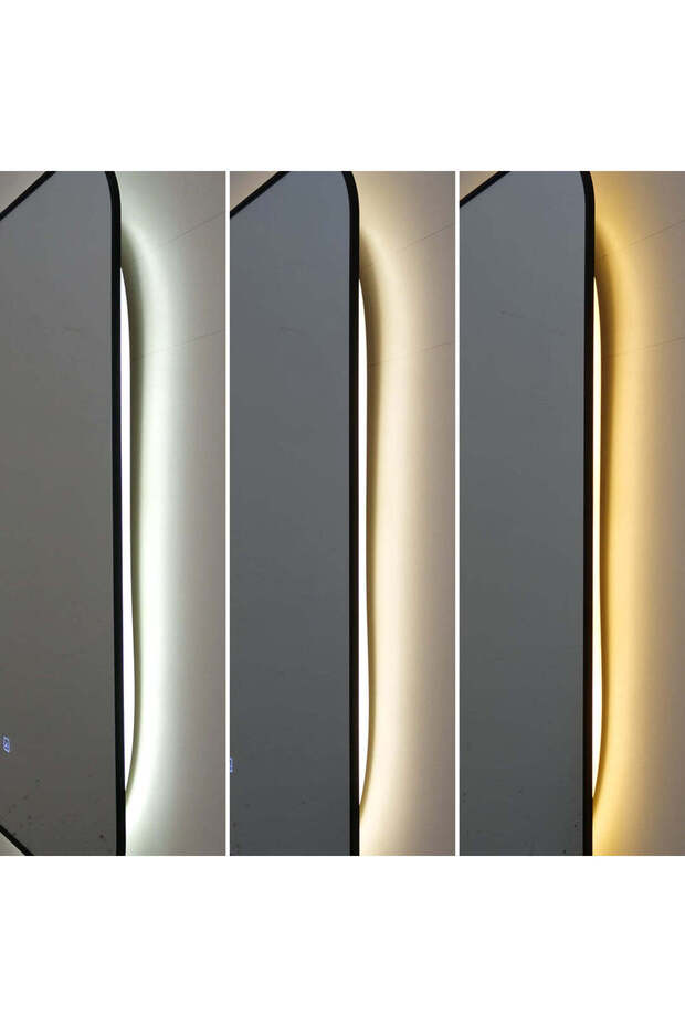 LED and Touch Mirror, With Defog Function, Black Frame, 80 x 60 cm, J187-8060 - 6