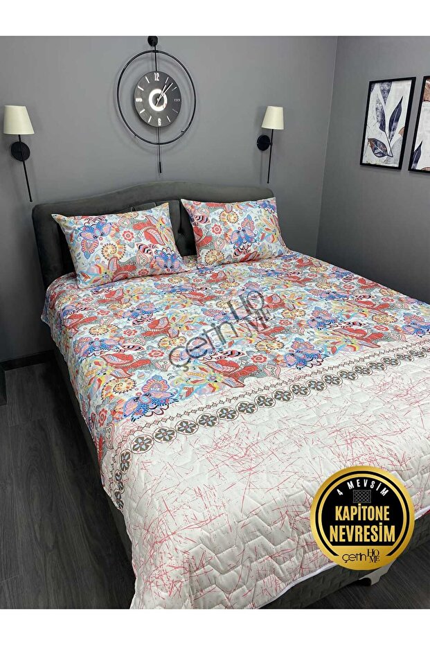 Çift Kişilik Kapitone Pike Seti 4 Mevsim Samba - 2