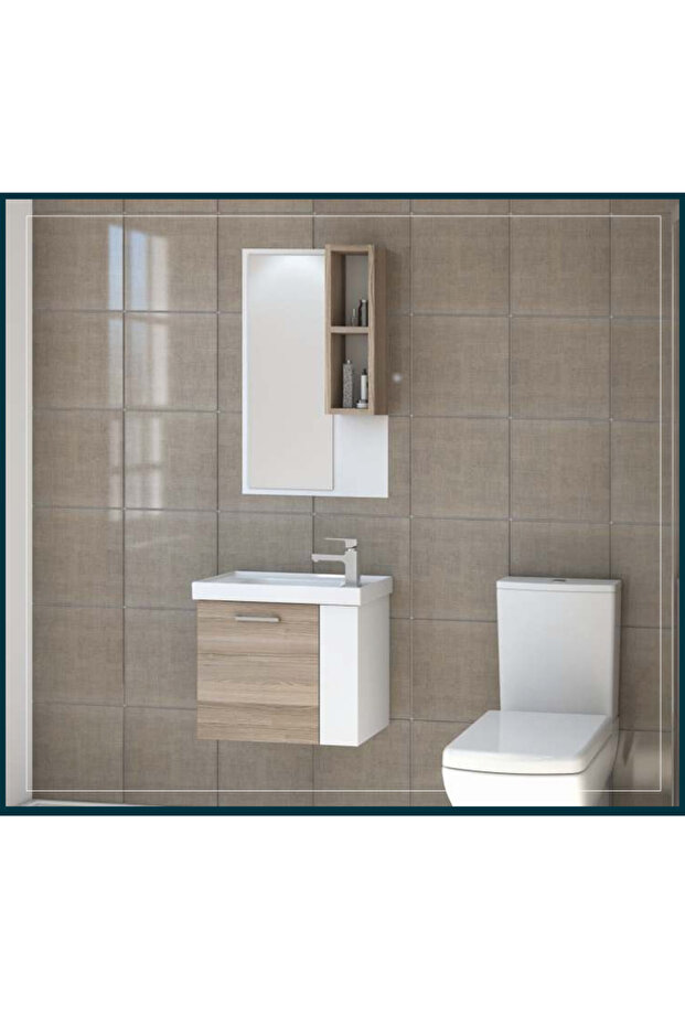 STEP 50 CM BANYO DOLABI SETİ - 2