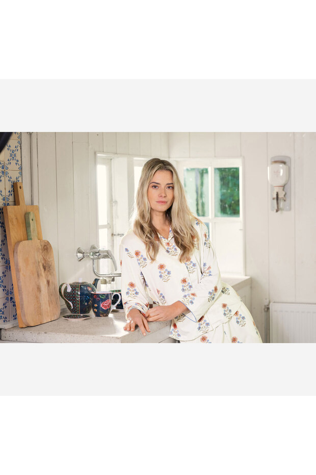 Faye Beyaz Viscose Bluz - 3