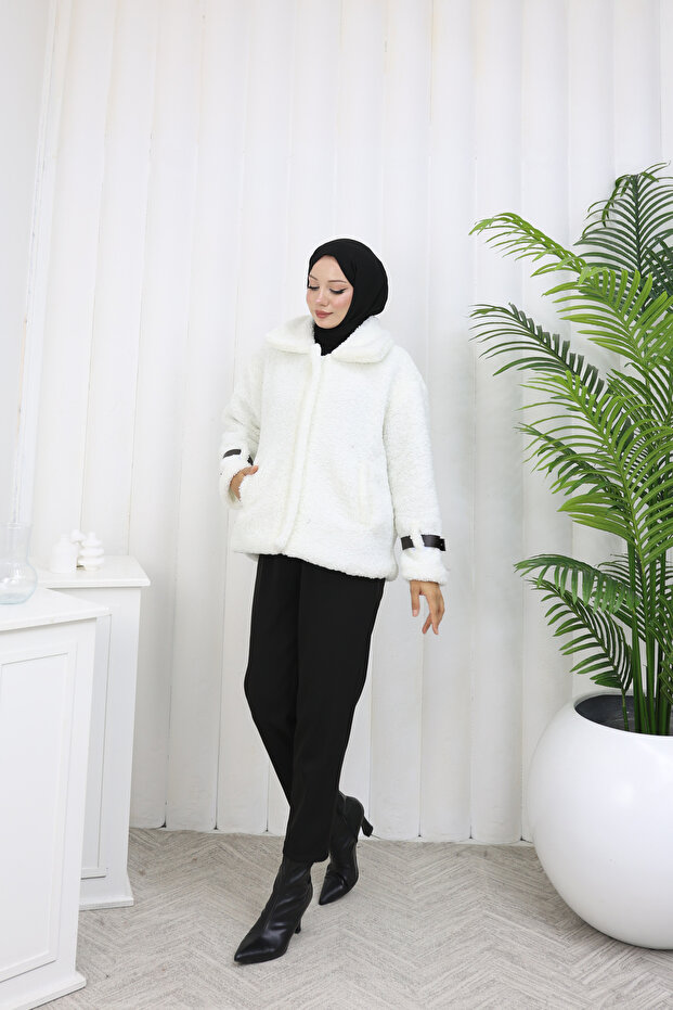 Zippered Teddyy Jacket - 3