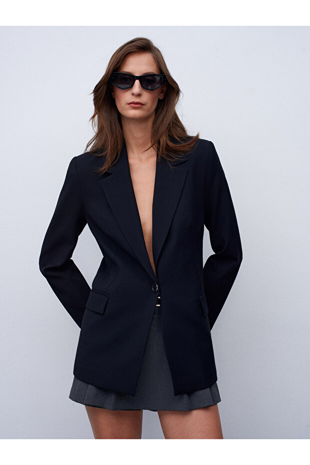 60775 Blazer Ceket-Siyah - 3