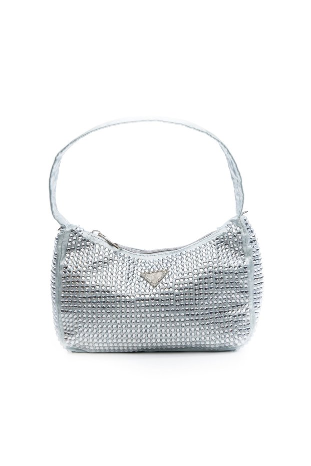 Silver Rhinestone Bag-ELC406