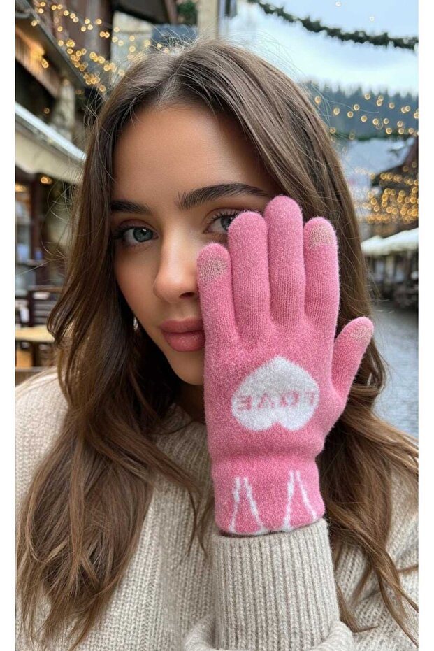 Angora Love Kadin Eldiven - 1