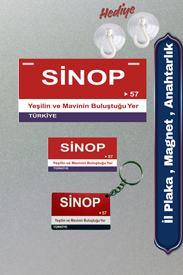 Sinop Retro Plate, Retro Magnet, Keychain, Mdf Wood Decorative Wall & Car Sign
