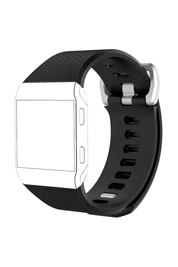silicone strap for Fitbit Ionic, L, Black - 1