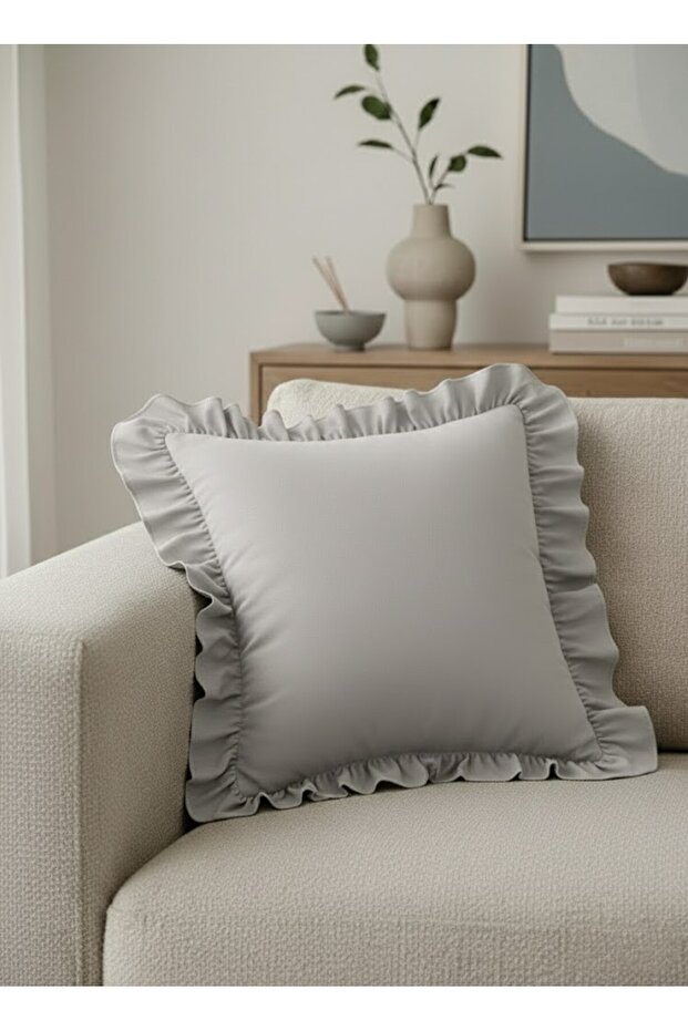 Stylish Decorative 100% Cotton Cushion Cover 43x43 cm