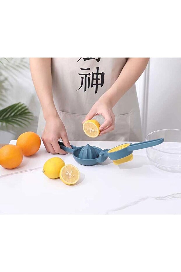 Manual Citrus Juicer, Flippy, for Lemons and Oranges, Dual Action, Easy to Use, Sturdy ABS Material, - 7